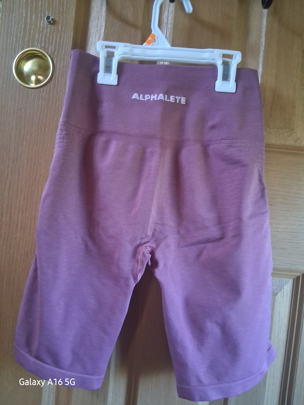 Alphalete Mauve/purple Women’s High-Waist Shorts